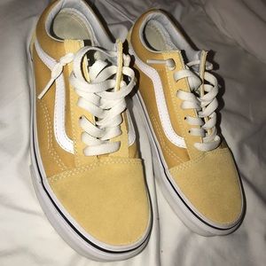 Yellow Vans: size 6.5 women’s